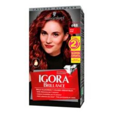 Imagen de Tinte IGORA brillance rojo rubi precio especial 2 tubos N.° 688