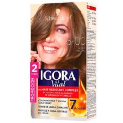 Imagen de Tinte IGORA vital rubio oscuro 2 tubos N.° 6.00