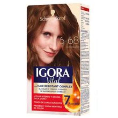 Imagen de Tinte IGORA vital chocolate 2 tubos N.° 6.68