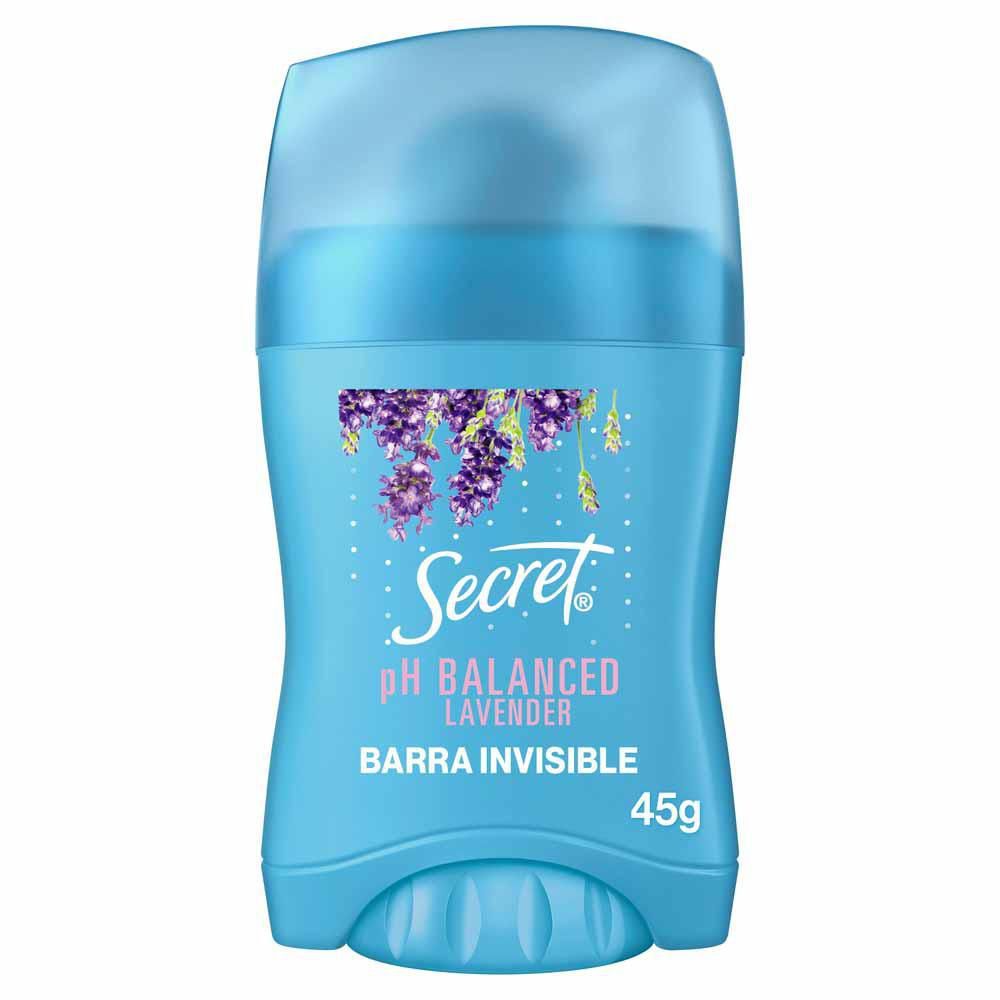 Imagen de Desodorante SECRET mujer barra ph balanced lavender (45  gr)