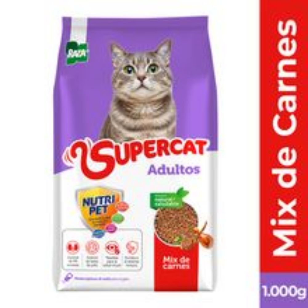 Imagen de Alimento para gato SUPERCAT mix carnes x1000 g