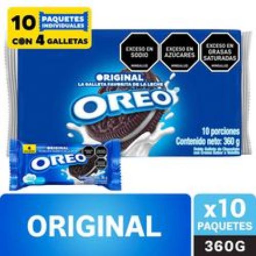Imagen de Galletas OREO original 10 unds x36 g c/u