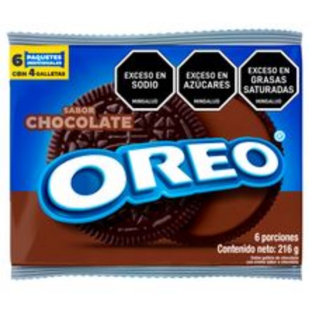Imagen de Galleta OREO chocolate 6 unds x36 g c/u