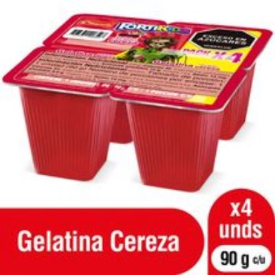 Imagen de Gelatina ALQUERIA cereza 4 unds x90 g
