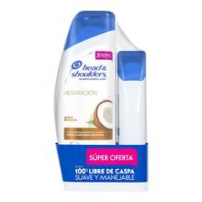 Imagen de Shampoo HEAD & SHOULDERS aceite coco x375 ml + 1 x180 ml precio especial