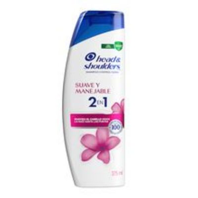 Imagen de Shampo HEAD & SHOULDERS 2en1 suave manejable x375 ml
