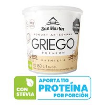 Imagen de Yogurt griego SAN MARTÍN vainilla x150 g