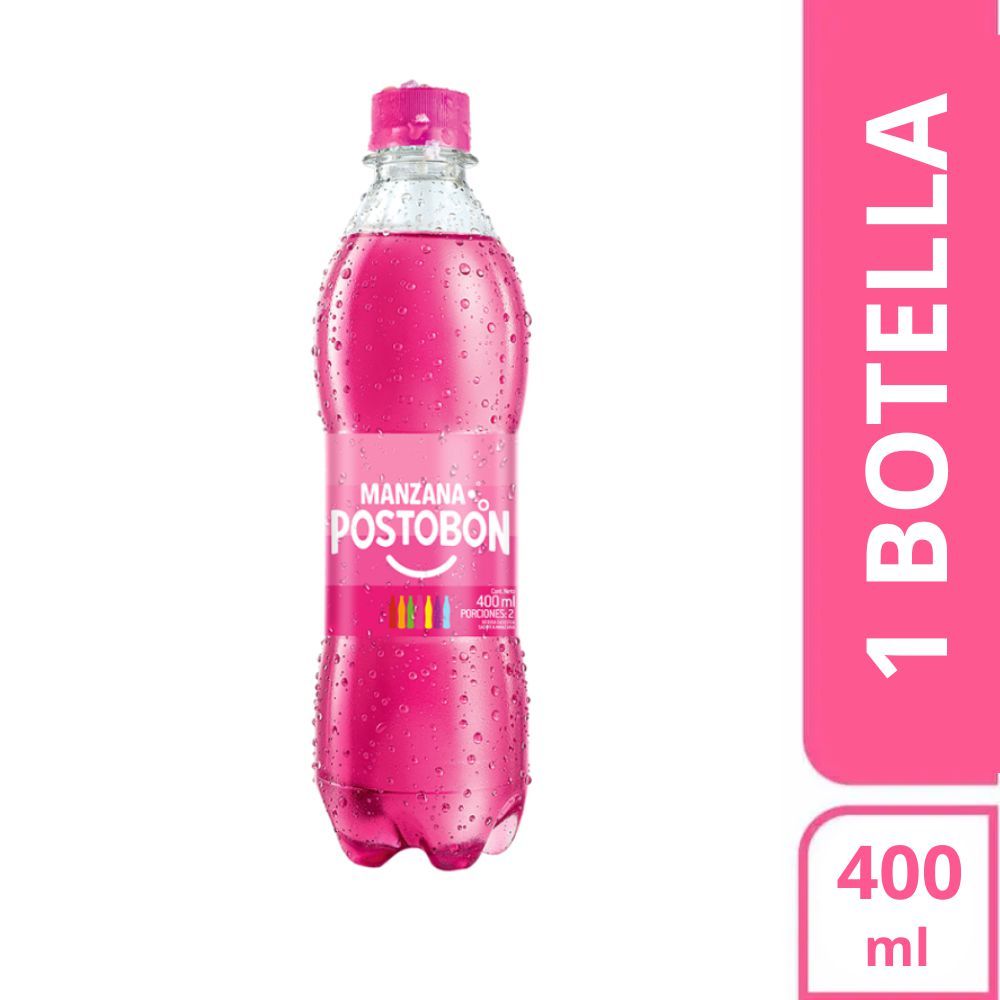 Imagen de Gaseosa POSTOBON manzana botella (400  ml)