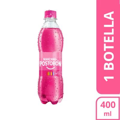 Imagen de Gaseosa POSTOBON manzana botella (400  ml)