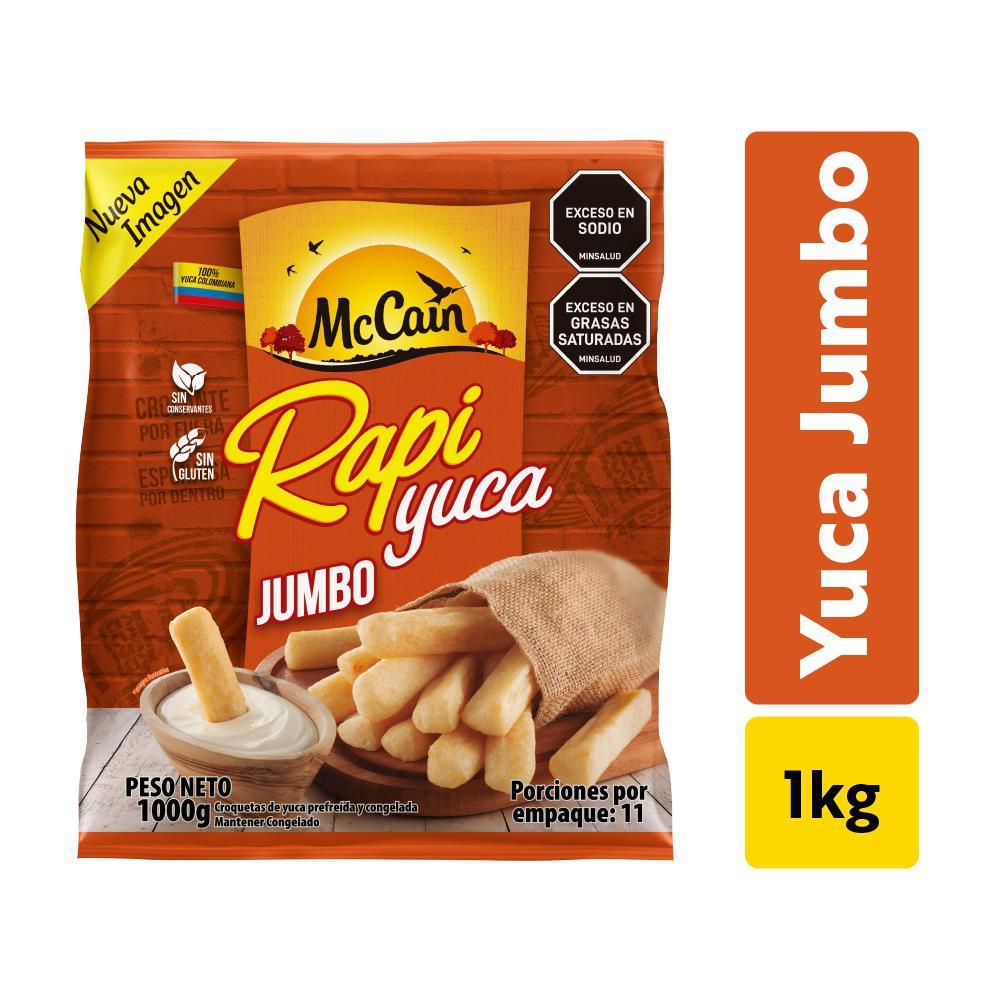 Imagen de Croquetas de Yuca x 1.000 gr RAPI 1000  gr