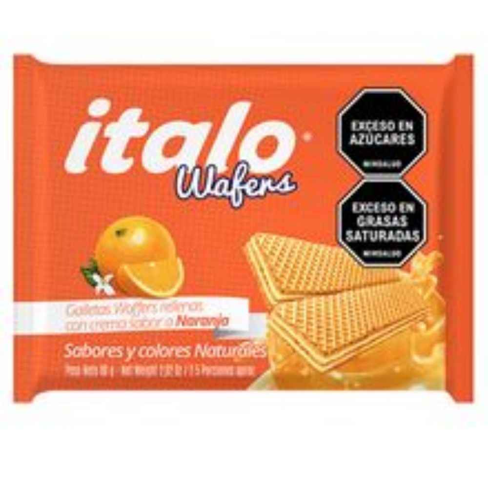 Imagen de Galletas wafers ITALO naranja x80 g