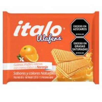 Imagen de Galletas wafers ITALO naranja x80 g
