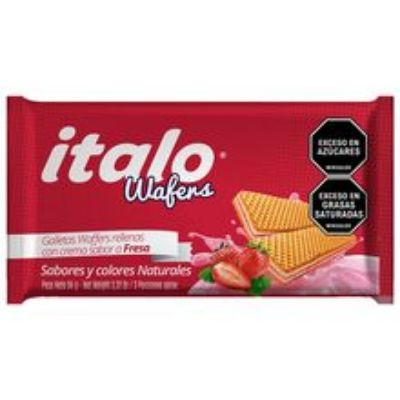 Imagen de Galletas wafer ITALO fresa x94 g