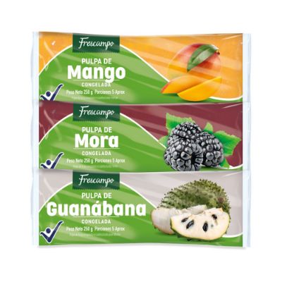 Imagen de Pulpa FRESCAMPO surtida (750  gr)