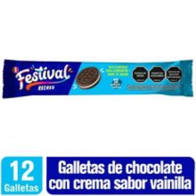 Imagen de Galletas FESTIVAL recreo chocolate vainilla x108 g