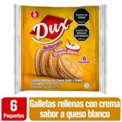 Imagen de Galletas DUX Noel rellena de queso 6 unds x36 g c/u