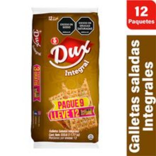 Imagen de Galletas DUX integral pague 9 lleve 12 x27,8 g c/u