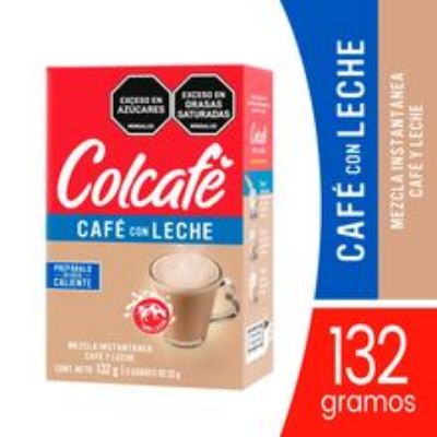 Imagen de Café COLCAFÉ con leche 6 unds x22 g c/u