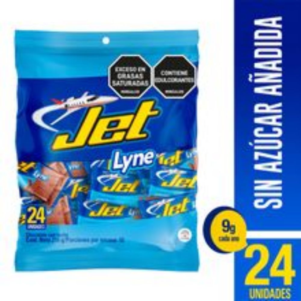 Imagen de Chocolatina JET lyne 24 unds x9 g c/u