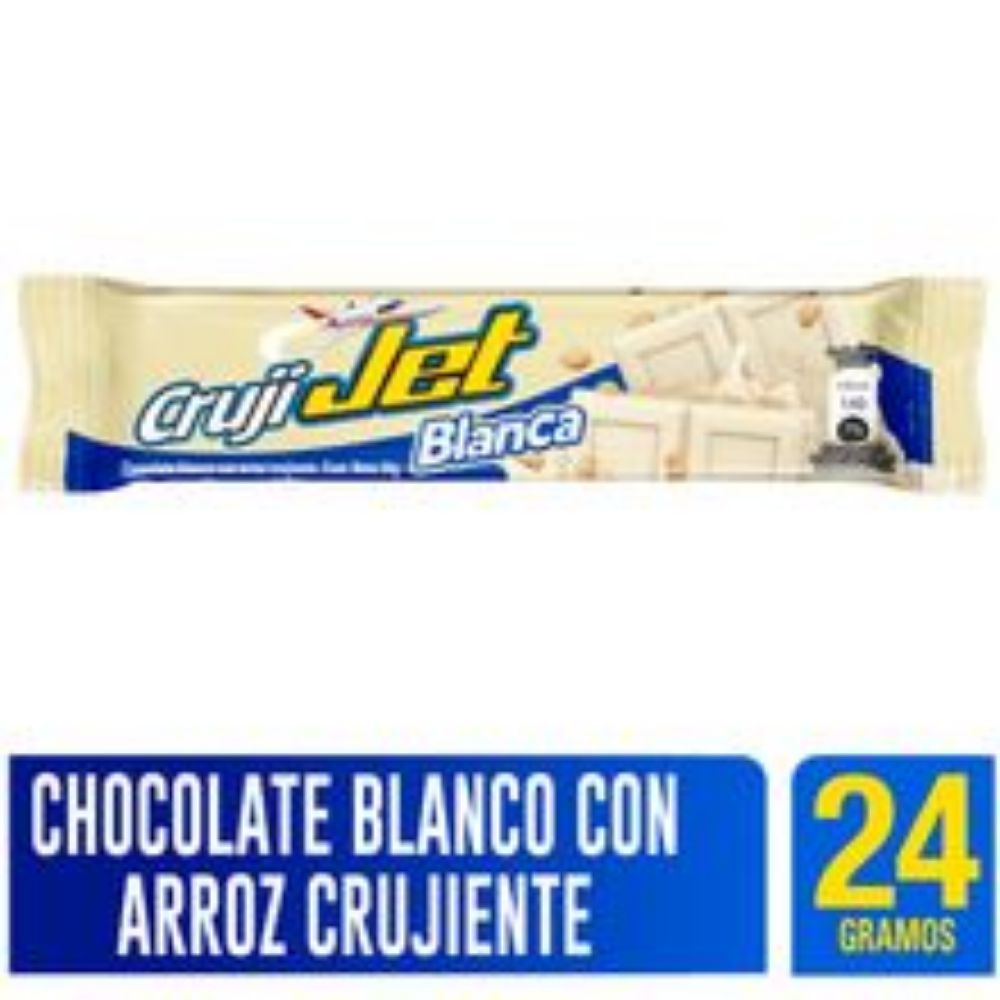 Imagen de Chocolatina JET blanca cruji x24 g