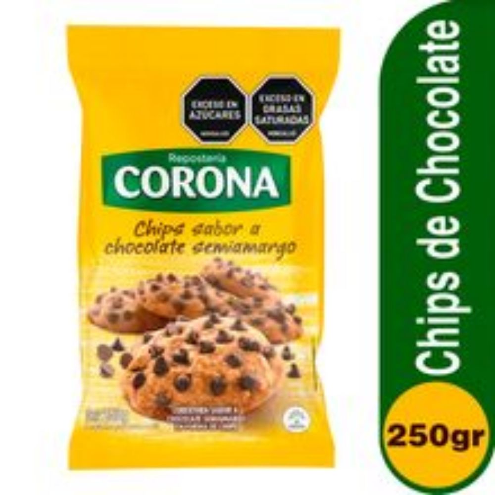 Imagen de Chips con sabor a chocolate CORONA x250 g