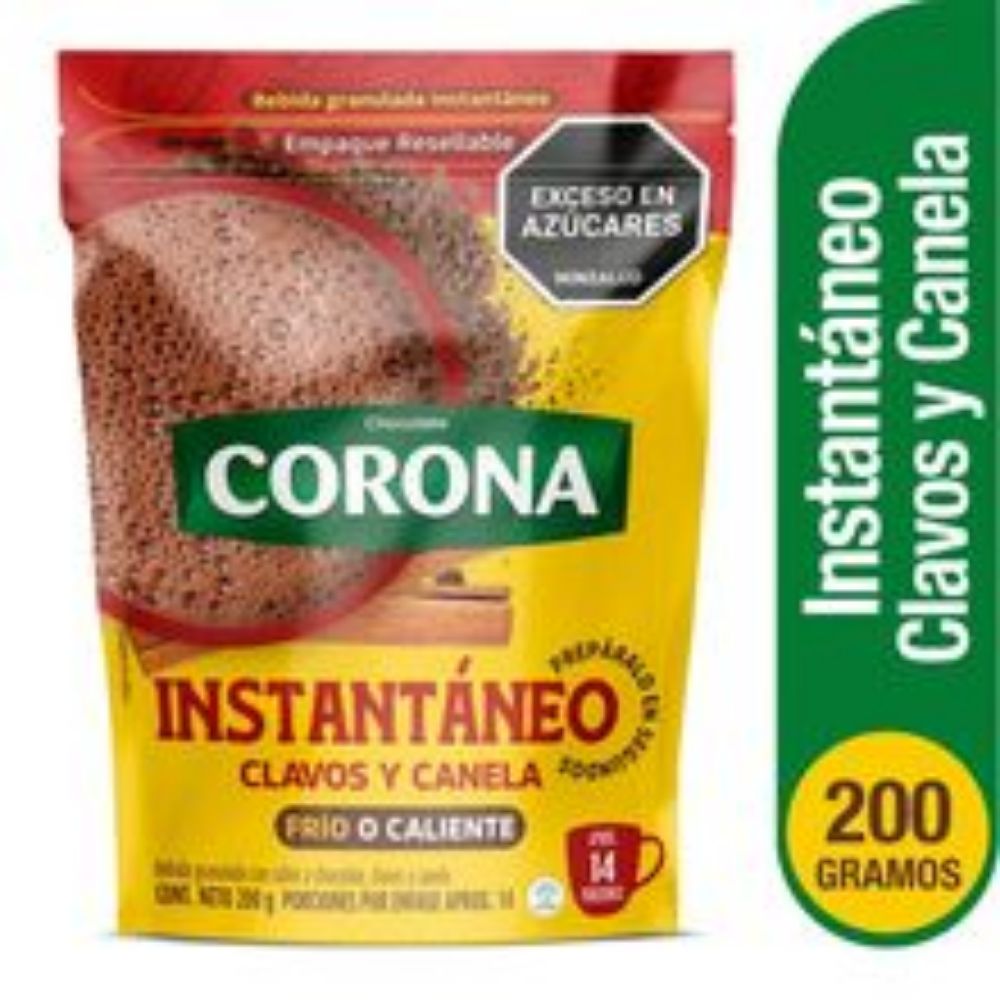 Imagen de Chocolate CORONA instantáneo clavos y canela x200 g