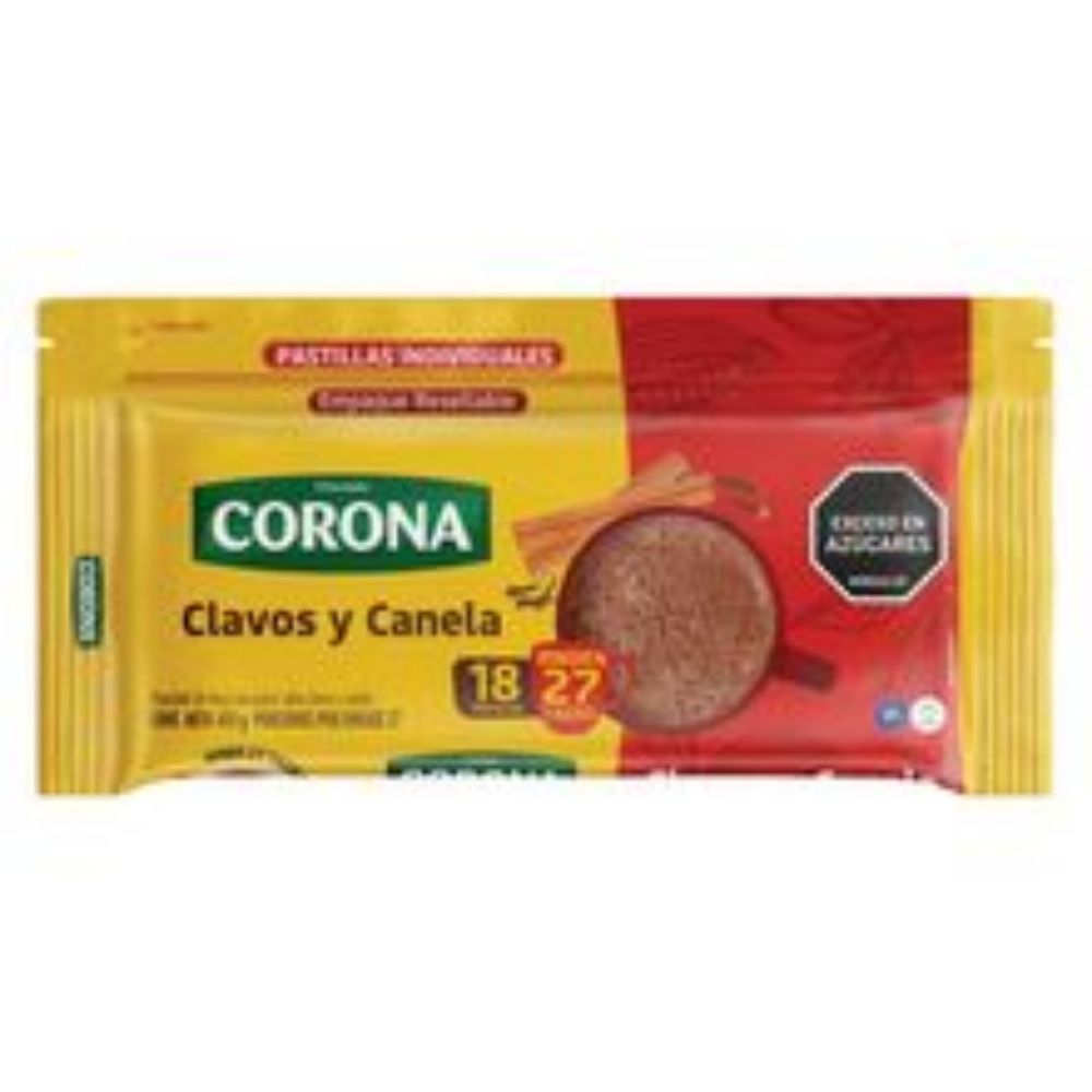 Imagen de Chocolate CORONA clavos y canela x450 g