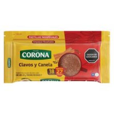 Imagen de Chocolate CORONA clavos y canela x450 g