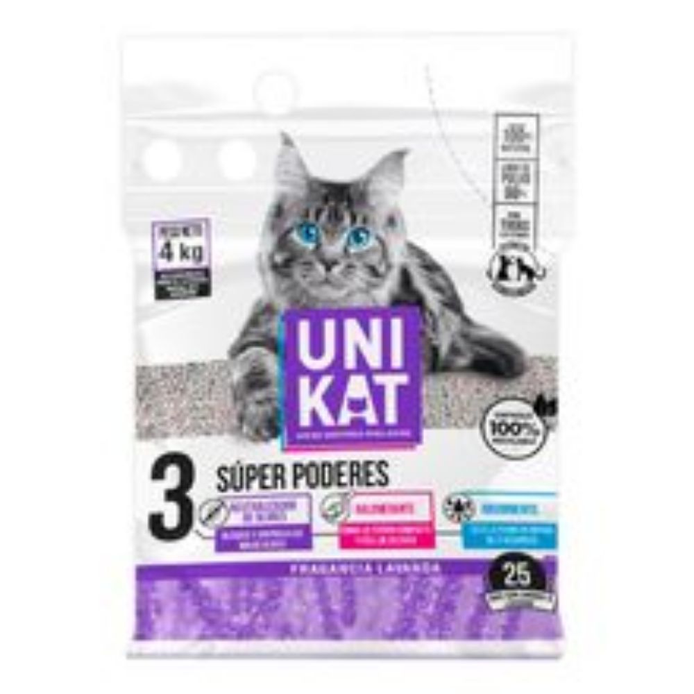 Imagen de Arena para gatos UNIKAT lavanda x4000 g