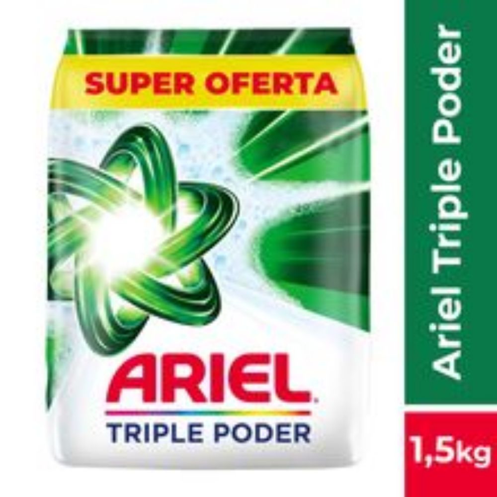 Imagen de Detergente ARIEL triple poder x1500 g