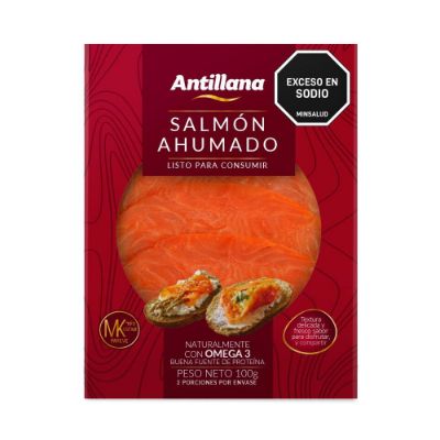 Imagen de Salmón ahumado ANTILLANA refrigerado (100  gr)