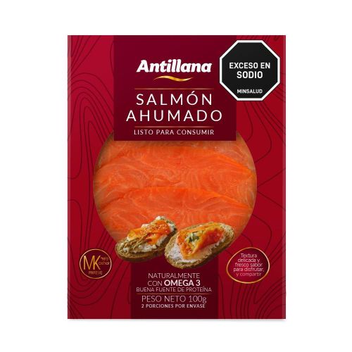 Imagen de Salmón ahumado ANTILLANA refrigerado (100  gr)