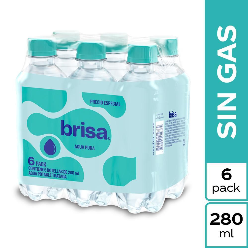 Imagen de Agua BRISA sin gas x6und 280ml (280  ml)