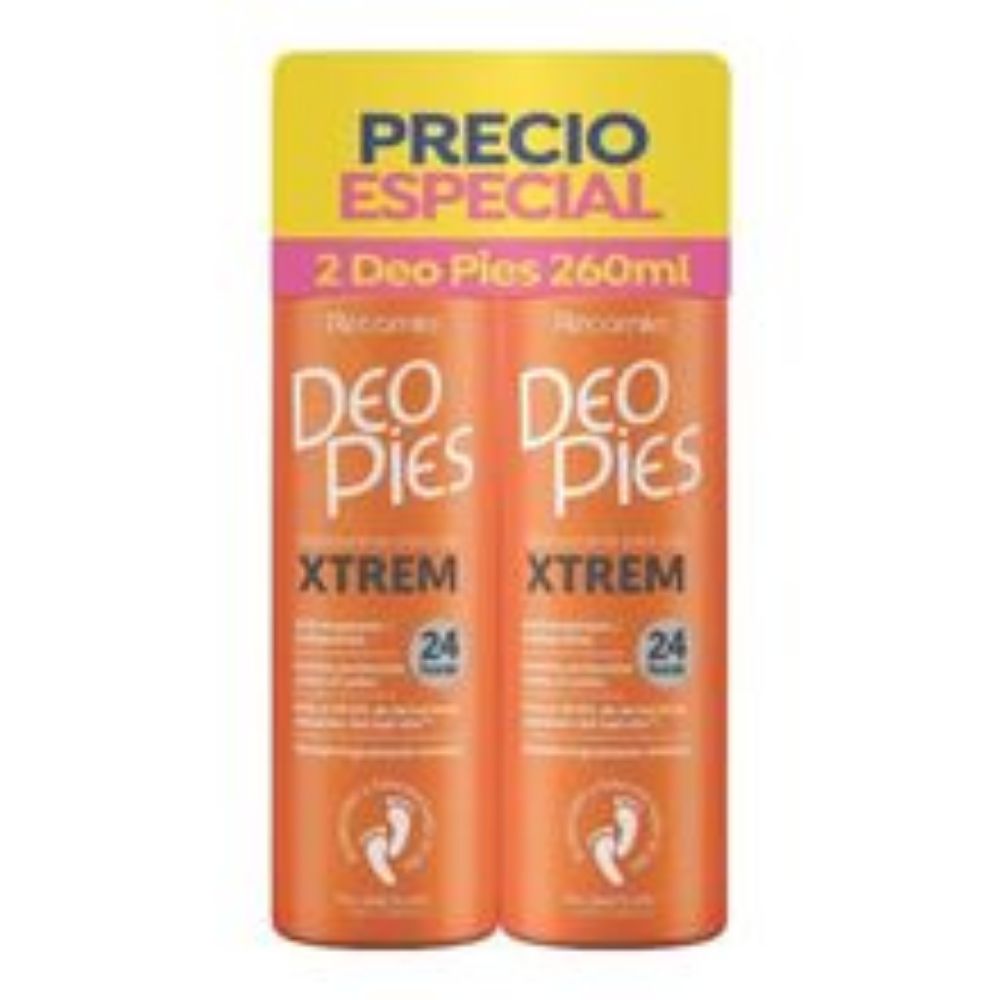 Imagen de Desodorante DEO PIES xtreme 2 unds x260 ml c/u