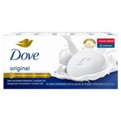 Imagen de Jabón DOVE original 6 unds x90 g c/u