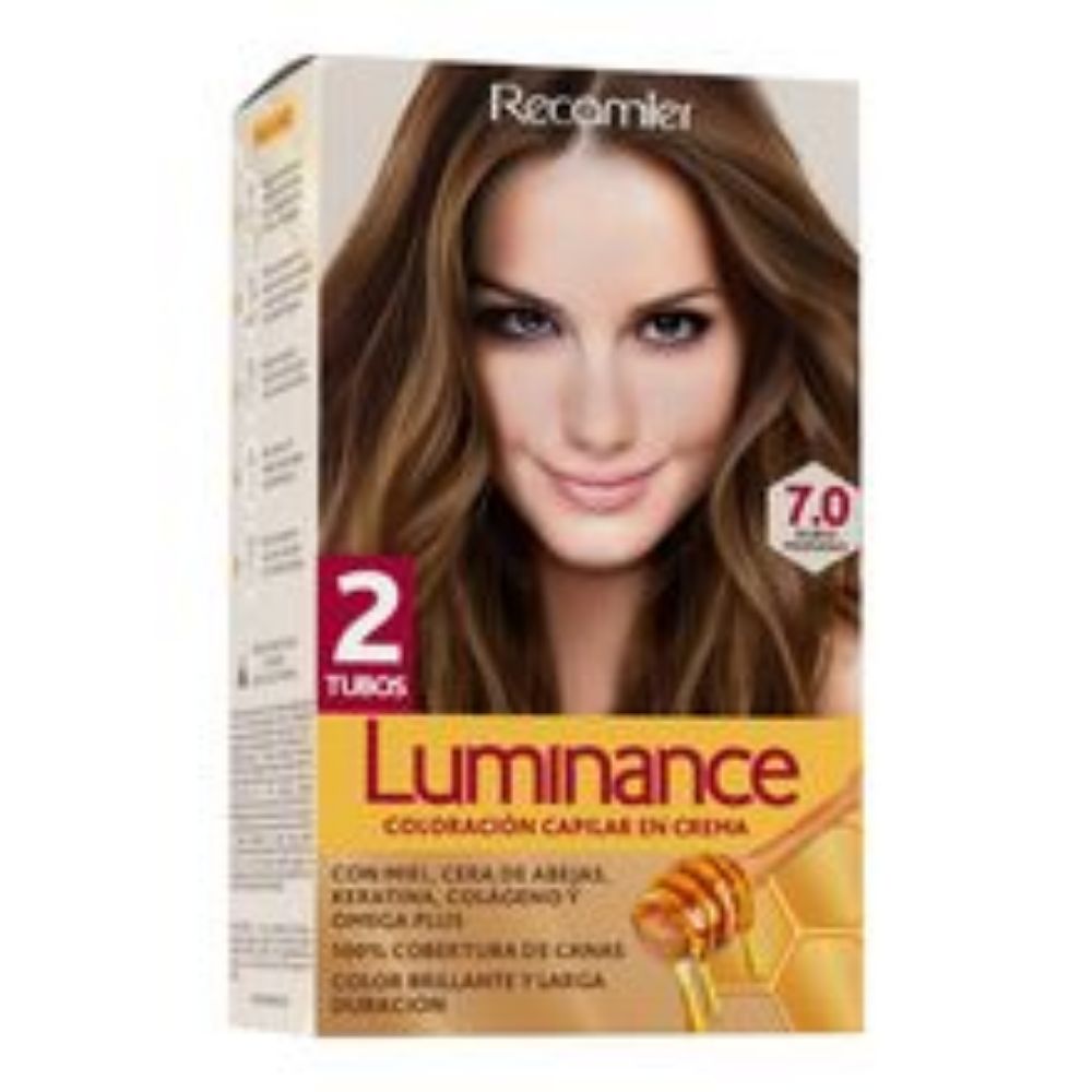 Imagen de Tinte LUMINANCE rubio mediano 2 tubos N.° 7.0