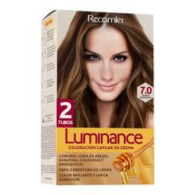 Imagen de Tinte LUMINANCE rubio mediano 2 tubos N.° 7.0
