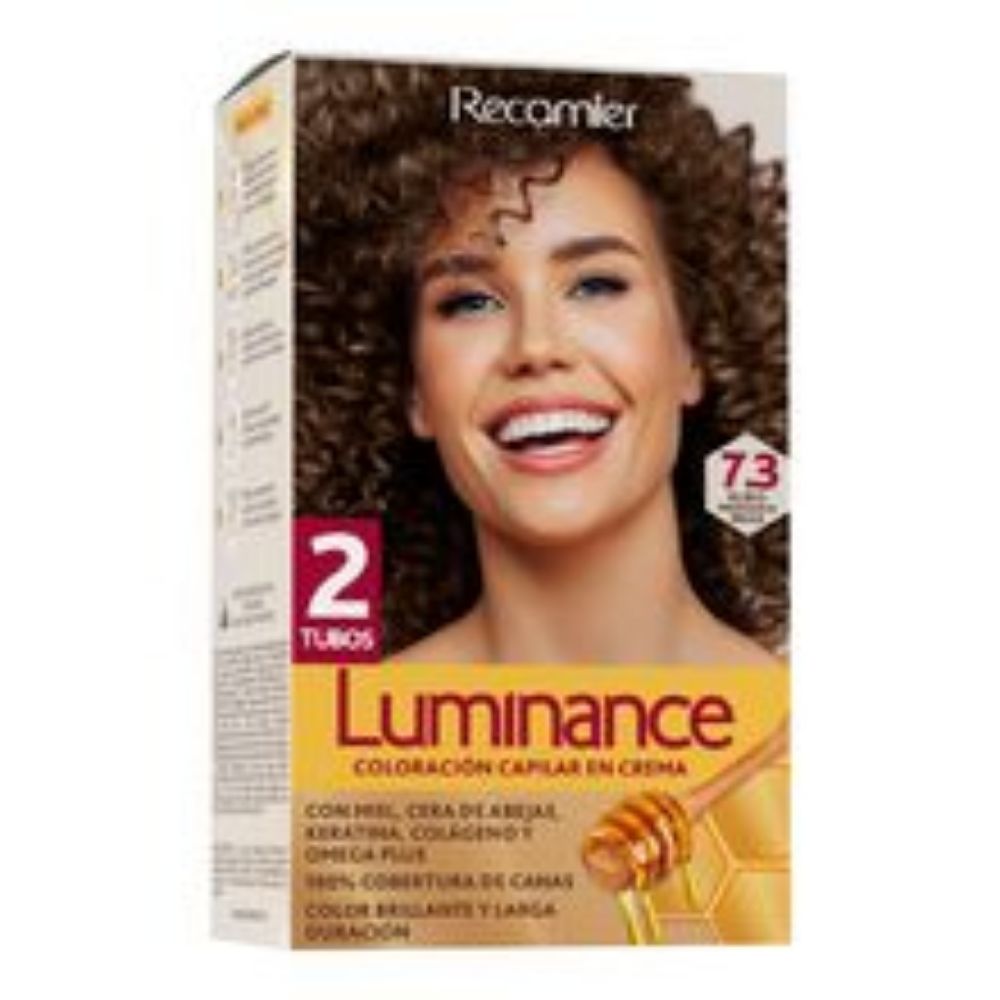 Imagen de Tinte LUMINANCE rubio mediano beige 2 tubos N.° 7.3
