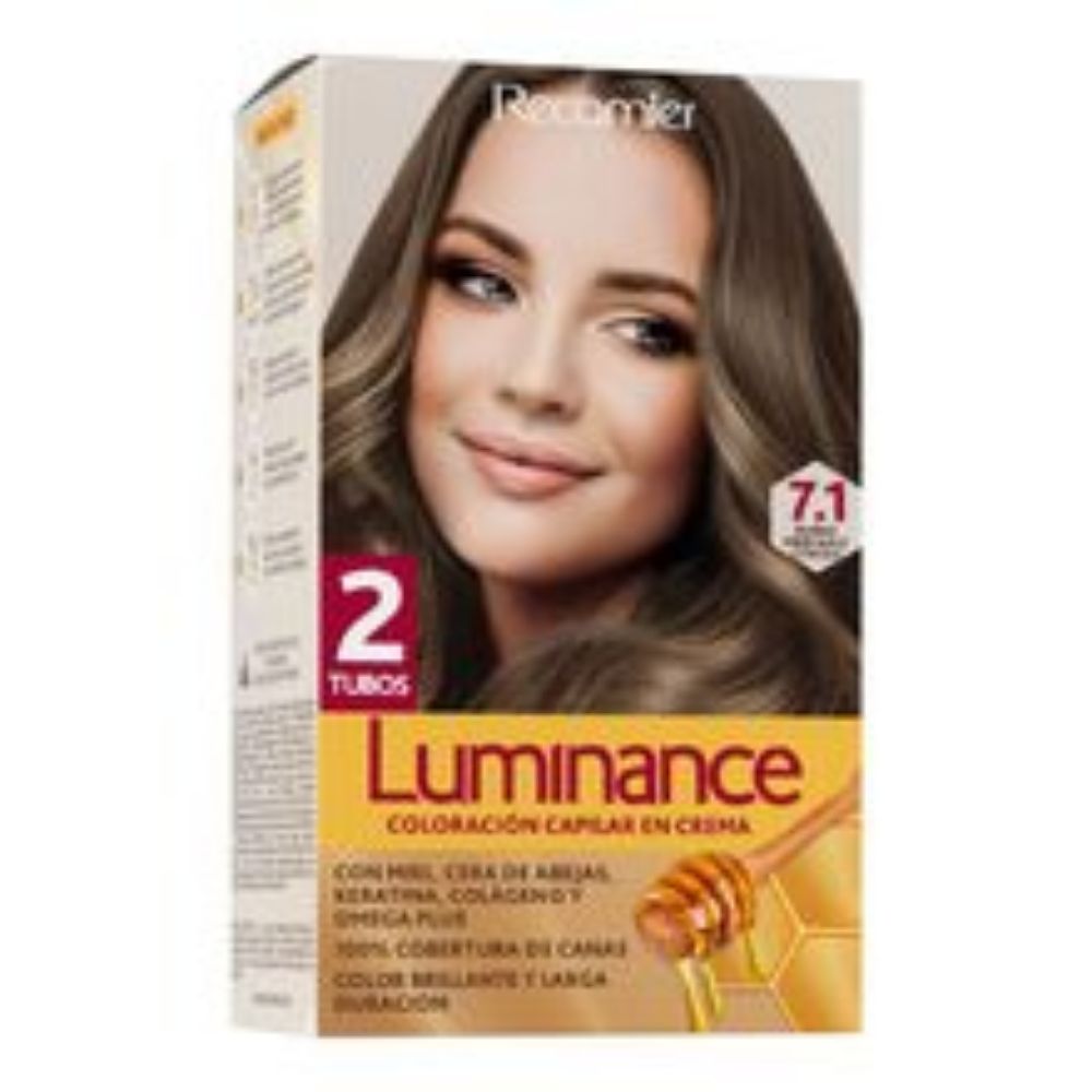 Imagen de Tinte LUMINANCE rubio cenizo profundo 2 tubos N.° 7.1