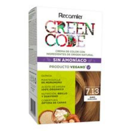 Imagen de Tinte GREEN CODE avellana kit 7.13 x50 g