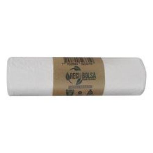 Imagen de Bolsa para basura RECIBOLSA blanca 65x90 cm x10 unds