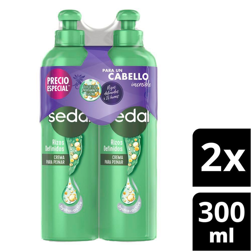 Imagen de Crema para peinar SEDAL rizos definidos  (600  ml)