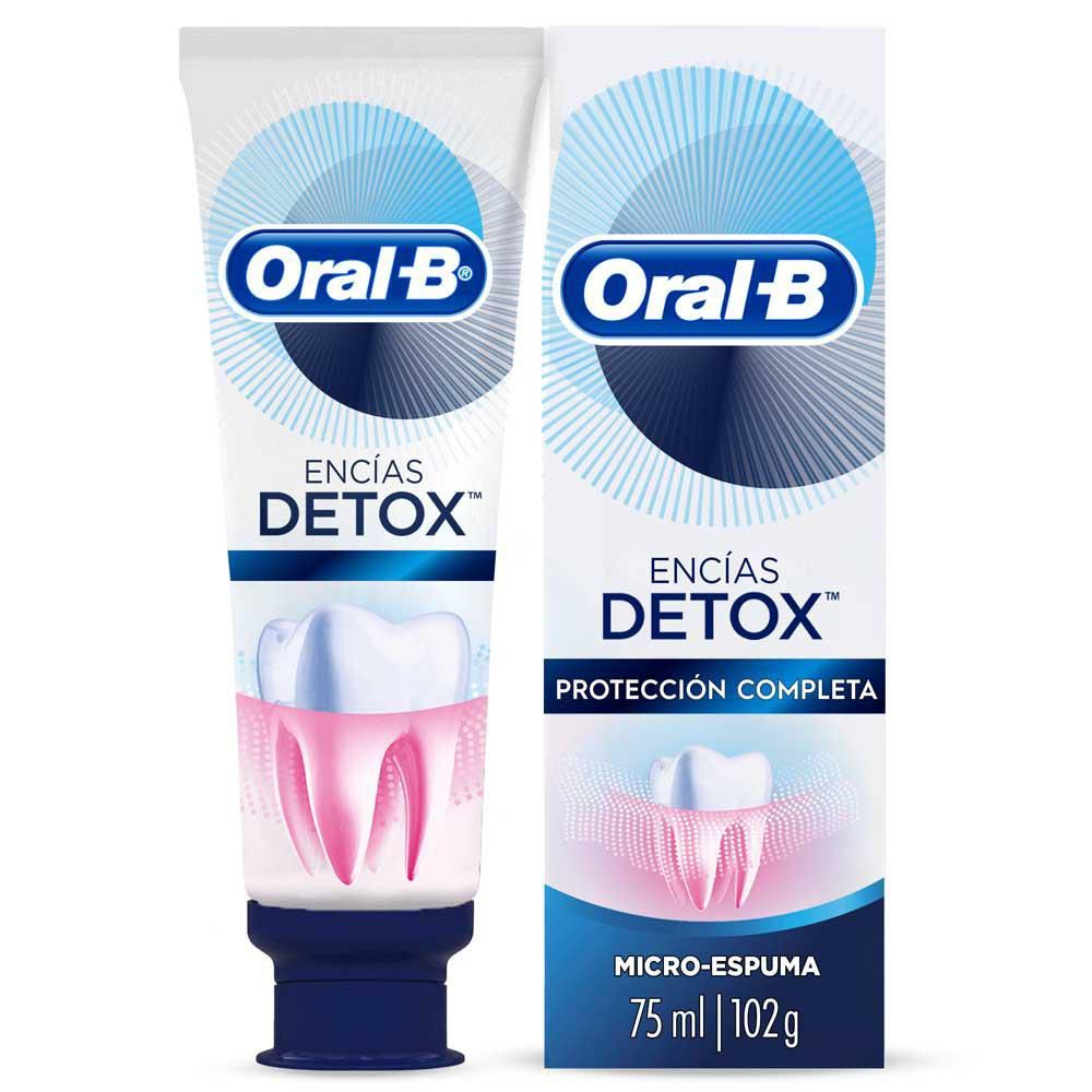 Imagen de Crema dental ORALB encías detox, protección completa (75  ml)
