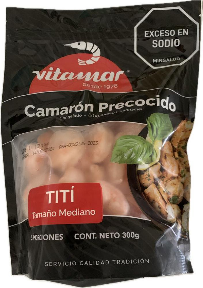 Imagen de Camarón VITAMAR Mediano precocido (300  gr)