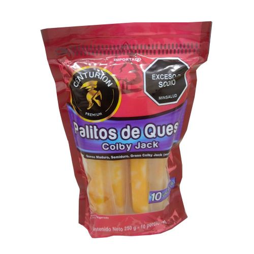 Imagen de Queso CENTURION colby jack palitos x10und (250  gr)