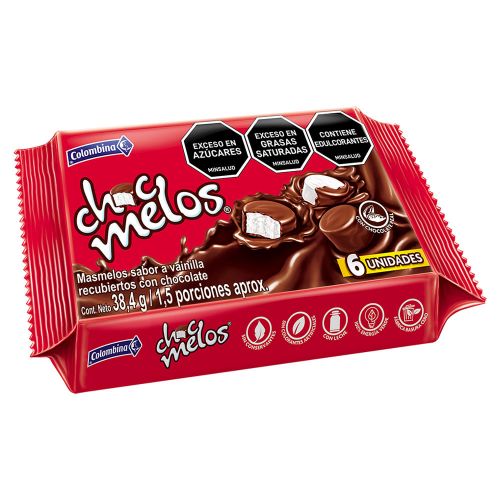 Imagen de Chocmelos COLOMBINA bandeja x38.4 g