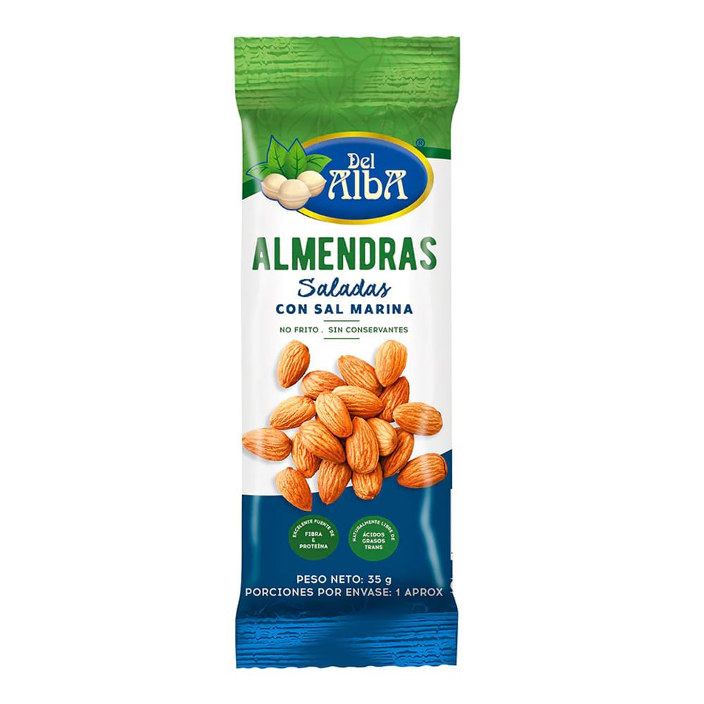 Imagen de Almendras DEL ALBA con sal marina x35 g
