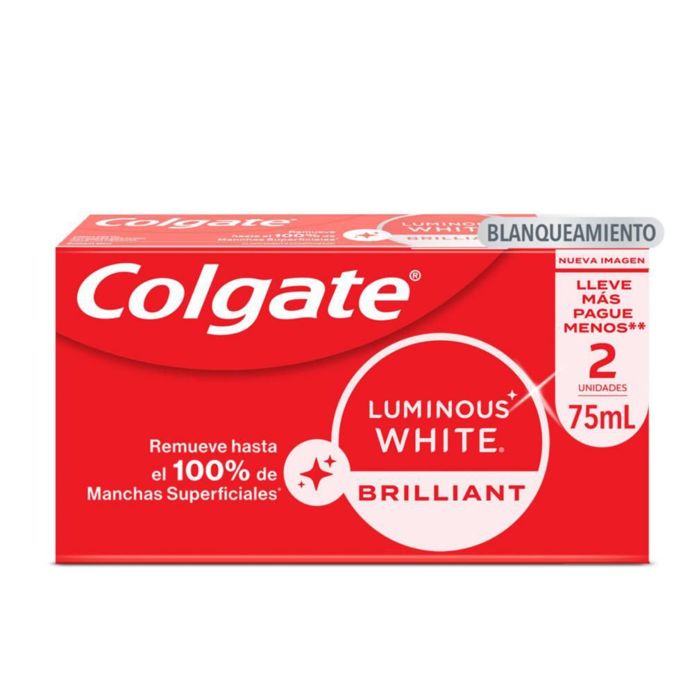 Imagen de Crema dental COLGATE blanqueadora luminous brilliant (150  ml)