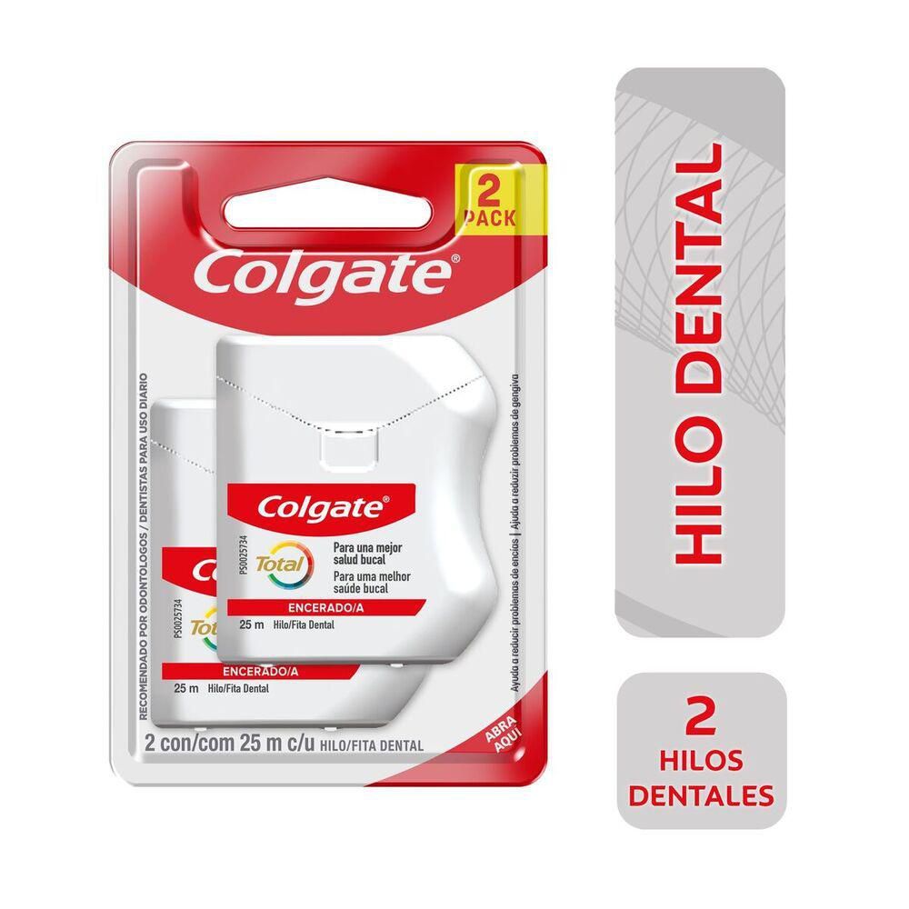 Imagen de Seda dental COLGATE total encerado (50  mts)