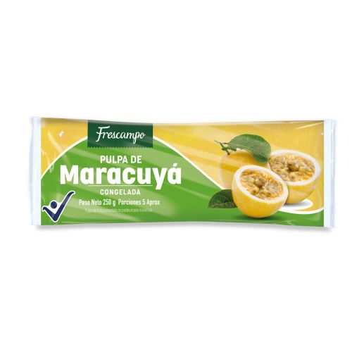 Imagen de Pulpa de maracuyá FRESCAMPO congelada (250  gr)